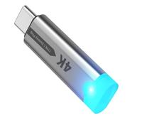 Oxxggkao Convertidor de Pantalla Virtual Multiuso Tipo C Compatible con Salida de vídeo de Sonido 4K 60 Hz para Ordenadores de sobremesa y portátiles Conectores de Figuras Tipo C a DisplayPort