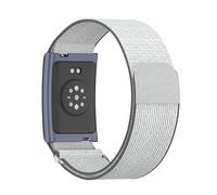Oxxggkao Correa de repuesto de poliamida ventilada para rastreadores de fitness con aro de aluminio, plan secreto de protección en blanco o negro, banda de extremo de ciclo de arte permanente