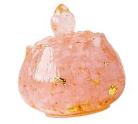 Oxxggkao Crystals - Plato de carga para exhibición de joyas, meditaciones, limpieza del espacio, contenedor decorativo de resina, recipiente de almacenamiento de cristales multiusos