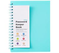 Oxxggkao Cuaderno de 6 espirales, cuaderno de notas para guardar contraseñas, organizador de contraseñas, cuaderno diario