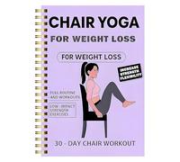 Oxxggkao Cuaderno encuadernado en para mujer, silla, yoga, pérdida de peso, planificador de ejercicios, de calidad, seguimiento de la salud, diario, cuaderno de encuadernación de bienestar