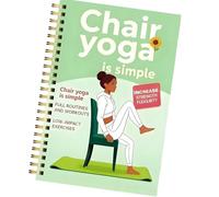 Oxxggkao Cuaderno encuadernado en para mujer, silla, yoga, pérdida de peso, planificador de ejercicios, de calidad, seguimiento de la salud, diario, cuaderno de encuadernación de bienestar