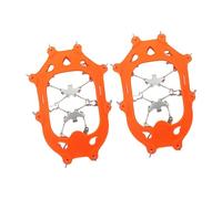 Oxxggkao Cubierta de bota de cadena fácil de usar, pinchos de nieve para exteriores, garras de hielo de 19 dientes, garras de hielo para exteriores