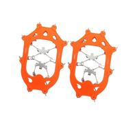 Oxxggkao Cubierta de bota de cadena fácil de usar, pinchos de nieve para exteriores, garras de hielo de 19 dientes, garras de hielo para exteriores