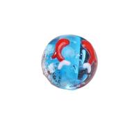 Oxxggkao Cuentas artísticas de burbujas de vidrio con motivos de vida marina, materiales de joyería, adecuados para regalos de manualidades y actividades infantiles, cuentas de burbujas de ballena