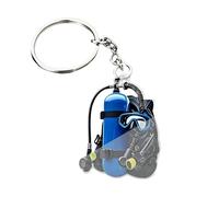 Oxxggkao Decorsative - Llavero acrílico con colgante para uso de buceador, decoración festiva, llavero de buceo