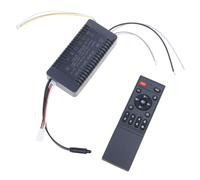 Oxxggkao Dispositivo de luz de ventilador de radio que resalta la función de reinicialización de 6 ritmos personalizables y tecnología de orientación de aire de radiación, velocidad del ventilador