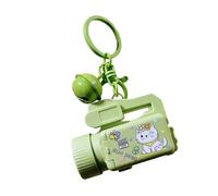 Oxxggkao Divertido llavero de proyección de animales que adjunta el dije del teléfono para la cubierta participativa, llavero transportable