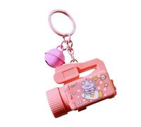 Oxxggkao Divertido llavero de proyección de animales que adjunta el dije del teléfono para la cubierta participativa, llavero transportable