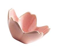 Oxxggkao Elegante bandeja de joyería de cerámica floral para decoración del hogar y organización de accesorios, elegante plato pequeño de baratijas, elegante bandeja de joyería de cerámica floral