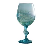 Oxxggkao Elegante copa de vino de cóctel curvada, ondulada, cristalería para el hogar, celebración, fiestas, eventos, vasos altos de vidrio