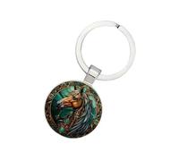 Oxxggkao Elegante llavero con colgante de caballo en materiales de aleación para un mayor atractivo visual y funcionalidad multiusos, llavero colgante de caballo