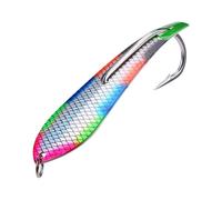Oxxggkao Equipo de pesca de agua de profundidad con gran angular, gancho de pesca brillante intermitente para máxima atracción, gancho de pesca de acero inoxidable