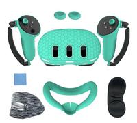 Oxxggkao Essential - 7 accesorios para auriculares, protector de controlador, tapa basculante, interfaces faciales, soporte para la cara