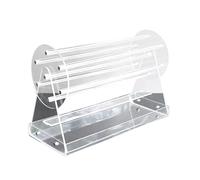 Oxxggkao Estante de exhibición para diadema, soporte para exhibición de clips para el pelo, textura acrílica, para mostrar joyas para el cabello, solución de almacenamiento decorativa