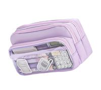 Oxxggkao Estuche expandible para lápices, multifuncional, organizador de bolígrafos de gran capacidad, Purple