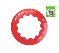 Oxxggkao Expert Cycle Tape - Anillo de bloqueo de aluminio procesado, cara anodizada para mayor durabilidad y protección permanente delgada del volante