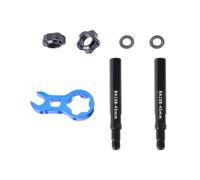 Oxxggkao Extensor de válvula de bicicletas sin herramientas para múltiples tipos de bicicletas, construcción de aleación antifugas, mejora la comodidad de ciclismo, adaptador de bombas