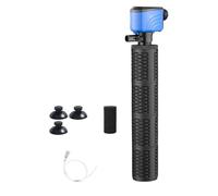 Oxxggkao Filtro de acuario de durabilidad, filtro bioquímico de flujo regulable, para tanques pequeños, silencioso y fácil de mantener, uso doméstico, tanques de peces