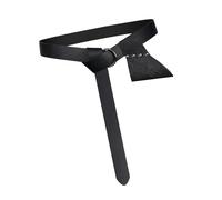 Oxxggkao Funda de espadas medievales y cinturón de piel sintética diseñado para soporte seguro teatral y fotográfico, E., Talla única