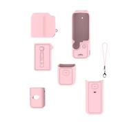 Oxxggkao Funda de silicona antiarañazos para cámara Pocket 3, agarre mejorado, perfecto para vloggers, funda impermeable para cámara