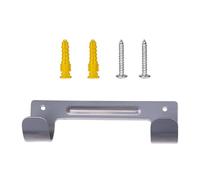 Oxxggkao Gancho de acero resistente para tabla de planchar con diseño plegable para ahorrar espacio, fácil instalación, multiusos para organización del hogar, gancho de pared multiusos