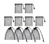 Oxxggkao Good Nylon Net Safe Bags - Paquete de 10 bolsas de red adecuadas para artículos de golf, equipo de tenis, bolsas de red multiusos