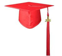 Oxxggkao Gorras de graduación con flecos para adultos, sombrero de soltero escolar académico para fiesta de graduado, ceremonia, foto de soltero para graduación