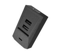 Oxxggkao Guantera USB Hub para consola central de coche, guantera, divisor USB, estación de acoplamiento, cargador de estación de acoplamiento para coche