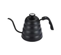 Oxxggkao Hervidor manual de acero inoxidable de 1,2 L con pantalla digital de temperatura para preparar café y agua de buena precisión