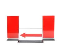 Oxxggkao Indicadores de posesión de marcado transparente para juego de baloncesto, características de montaje en ranura en T, compactos, materiales prácticos, convertidor derecho