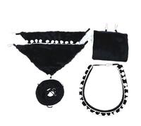 Oxxggkao Juego de 3 hámster de varios niveles: hamaca transpirable, columpio y túnel desmontable para enriquecimiento de mascotas pequeñas, accesorios de jaula para mascotas pequeñas