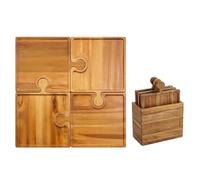 Oxxggkao Juego de 4 tablas de servir de madera diseñadas para un montaje sencillo y atractivas presentaciones personalizables