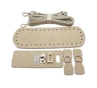 Oxxggkao Juego de bolsos de moda con práctica piel sintética y herrajes elegantes para mujer, accesorios para proyectos de accesorios de piel sintética, Blanco abeja, One Size