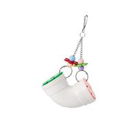 Oxxggkao Juguete de búsqueda de pájaros y alimentador de tubo de juego para hámster que fomenta la actividad de búsqueda de alimentos y la estimulación mental, jaula de animales pequeños, ejercicio