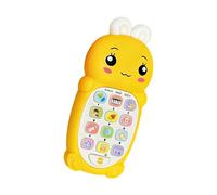 Oxxggkao Juguete interactivo con forma de conejitos para niños, con diseño bilingüe para educación de entretenimiento, aprendizaje de idiomas, juguete telefónico para aprendizaje de bebés