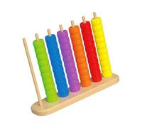 Oxxggkao Juguete para Contar Cuentas de Colores, Herramienta interactiva de Aprendizaje de matemáticas para niños en Edad Preescolar, Desarrollo del Pensamiento lógico, Juguete Educativo para niños