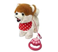 Oxxggkao Juguete robot de sonido realista para perros con control remoto de música que gatea para aprender a divertirse, robot de juguete para perros con correa