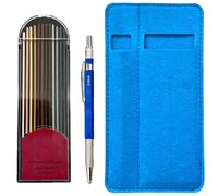 Oxxggkao Lápices automáticos de dibujo de 2,0 mm, juego mecánico con 12 minas, recambios para bocetos, fácil de usar