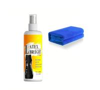 Oxxggkao Látex Shines Sprays de 100 ml y juego de toallas | Fórmulas de alto brillo | Impermeable, resistente a los arañazos, seguro para la piel, uso nocturno, aerosoles de látex antimanchas