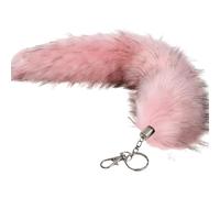 Oxxggkao Llavero con borlas de cola de zorro, adornos colgantes, llavero de moda, colgante para llaves de coche, bolso de mano, decoración única, g, Talla única