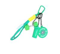 Oxxggkao Llavero con mancuernas ajustables con temática de ejercicio, materiales de silicona flexible, para entusiastas del fitness, portavasos, decoración, colgante de mancuernas, Ss5, Talla única