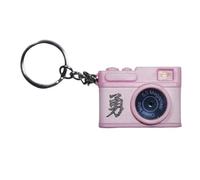 Oxxggkao Llavero de cámara réflex digital brillante que ofrece un efecto de sonido intermitente para fiestas, fácil ubicación en la oscuridad y diversión de fiesta, diseño creativo, cámara réflex