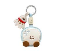 Oxxggkao Llavero de piel sintética para coche, diseño de bádminton, para tenis de mesa, accesorio de viaje, accesorio único para mochila, Bádminton, Talla única