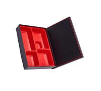 Oxxggkao Lonchera con aislamiento térmico, diseño divisor de 5/6 secciones, construcción resistente, asa de transporte, caja japonesa Bentos