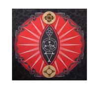 Oxxggkao Mantel de tarot, símbolo de serpiente, astrología, altares, tela, adivinaciones, tarjetas, tapiz, suministros de brujería, símbolo de serpiente, tarot, mantel espiritual