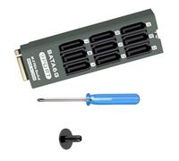 Oxxggkao Metal M PCIe a SATA3.0 - Tarjeta adaptadora de 6 Gbps con 9 puertos para tarjeta de expansión de almacenamiento profesional