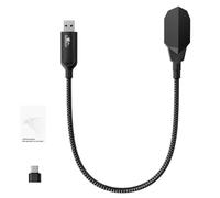 Oxxggkao Micrófono USB de brazo ajustable con cancelación de ruido inteligente y silencio táctil de un solo toque de silencio micr