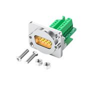 Oxxggkao Módulo del Panel de la conductividad DB9Pin HDB15 VGA con los Pernos de Cobre Gruesos y los Agujeros de Montaje