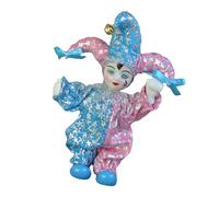 Oxxggkao Muñecos triángeles de porcelana dulce de 7.87 pulgadas, modelo italiano Eros arlequín para decoración del hogar, modelo de payaso